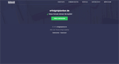 Desktop Screenshot of erfolgistplanbar.de